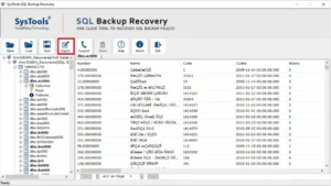 SysTools SQL Backup Recovery Free Download